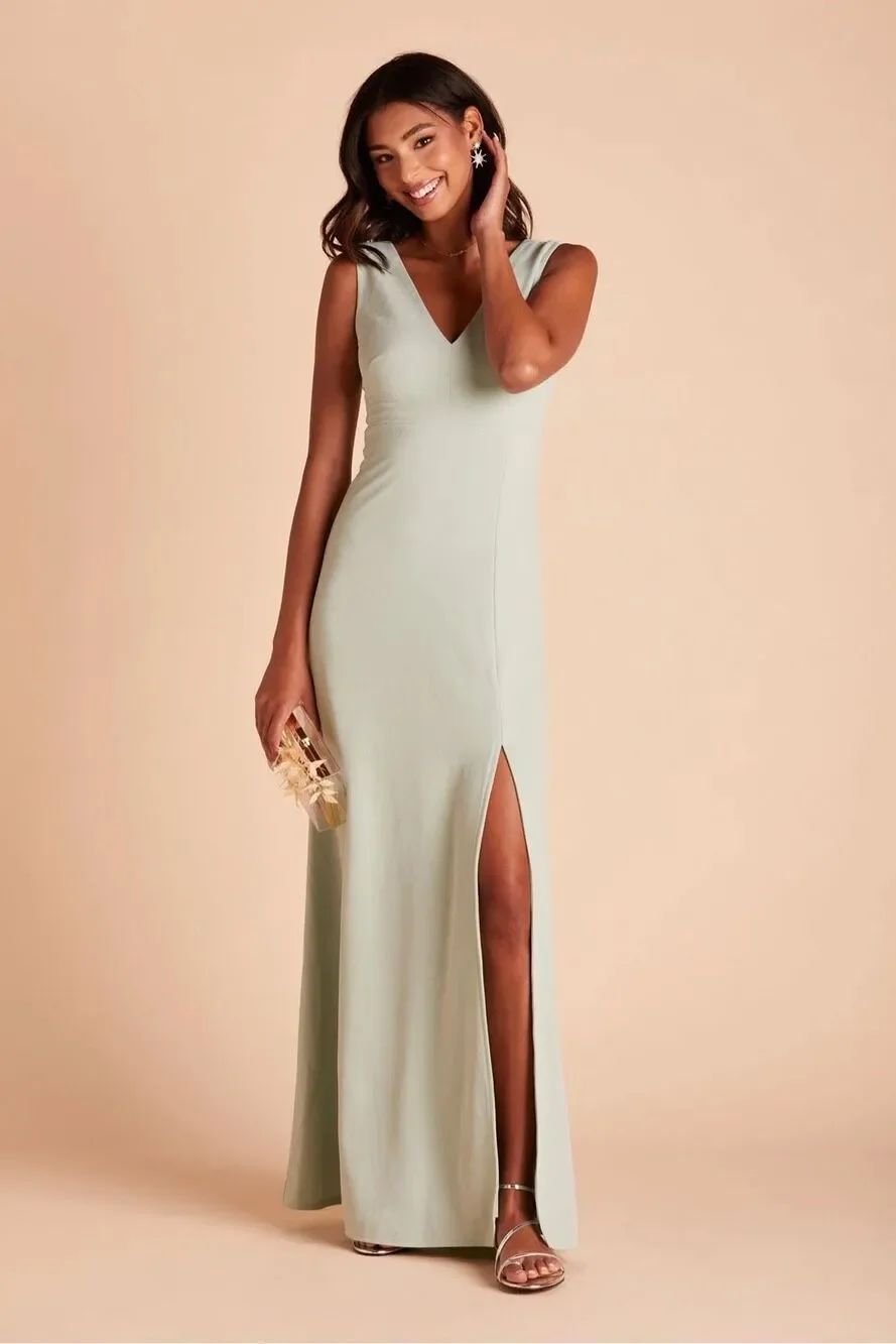 NEW Birdy Grey Shamin Maxi Bridesmaid Dress in Sage Green Medium